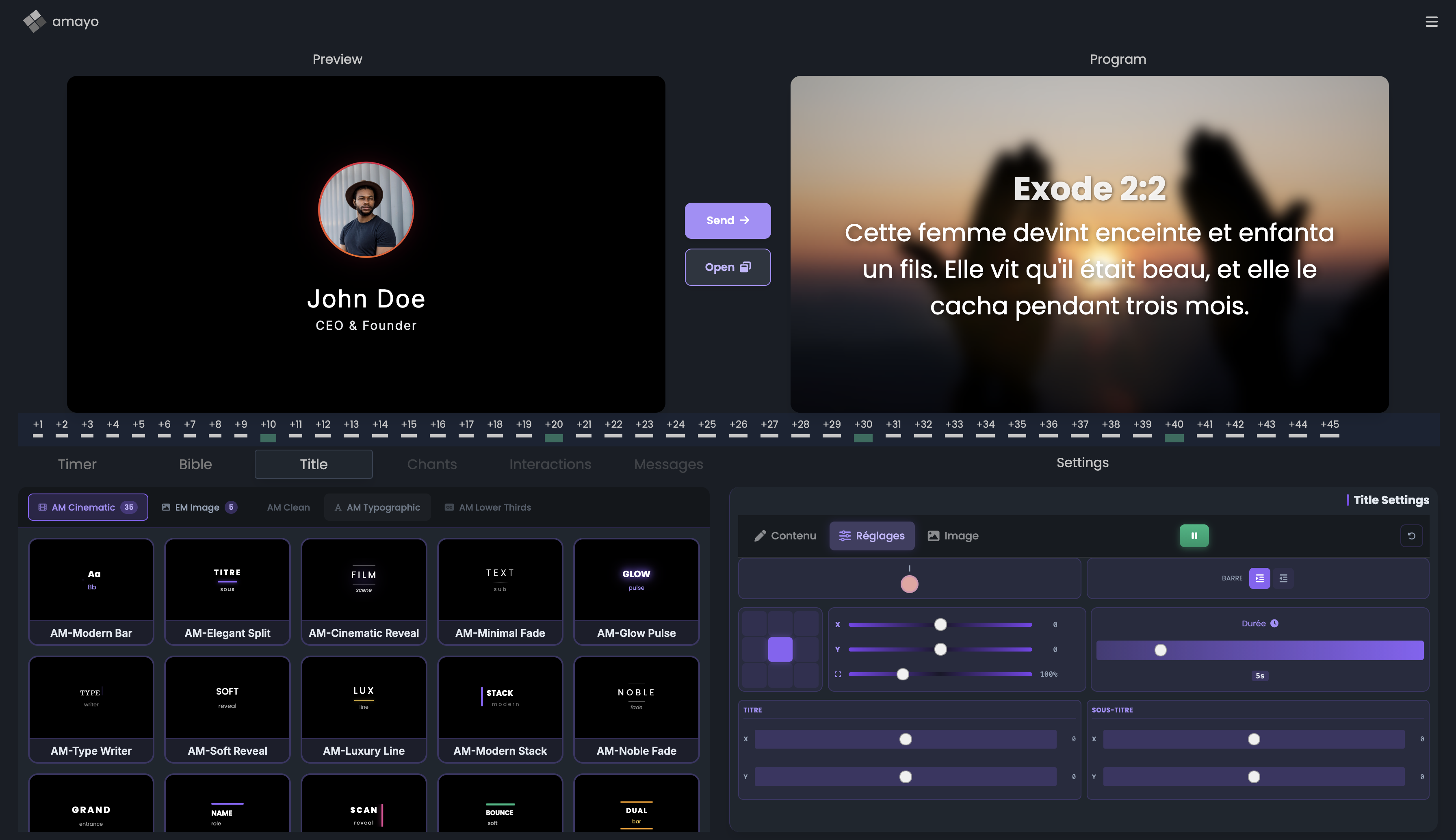 Motion Titles EM - Templates premium